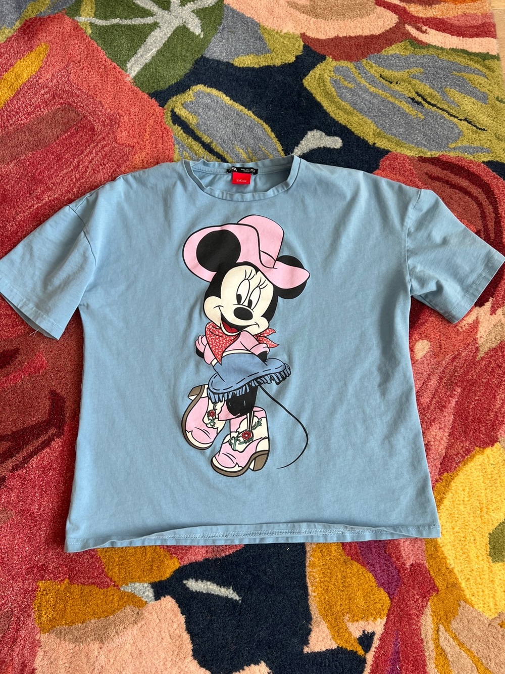 Zara Minnie Mouse Cowgirl Tshirt